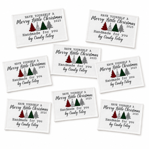 Personalized “Have Yourself a Merry Little Christmas” Quilt Labels - Jammin Threads