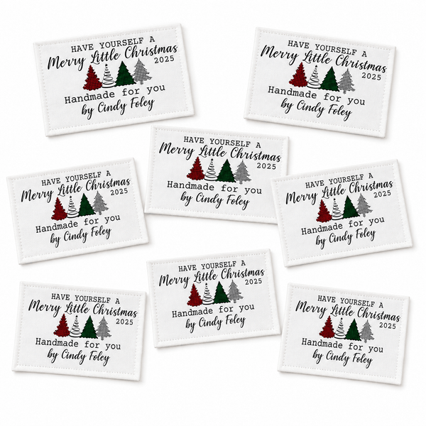 Personalized “Have Yourself a Merry Little Christmas” Quilt Labels - Jammin Threads