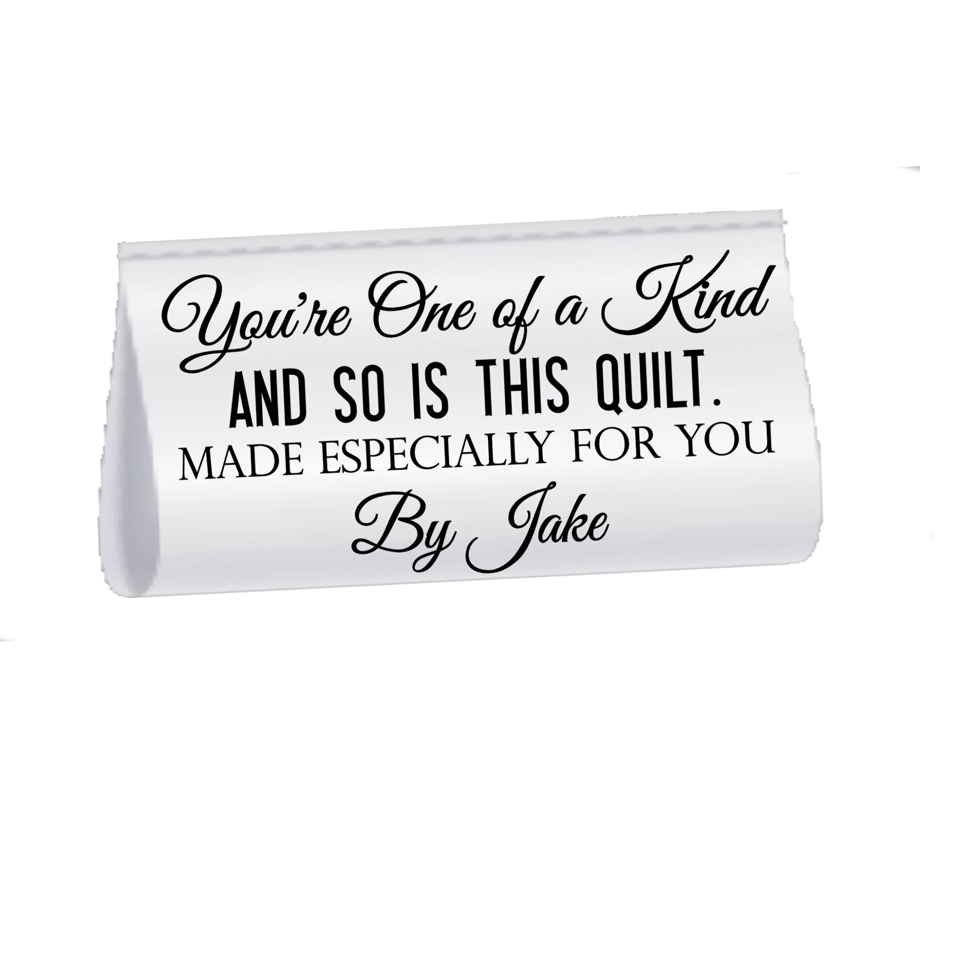Personalized Satin Quilt Labels – “One of a Kind” Custom Fold Over Tags for Quilts, Handmade Gifts & Sewing Projects - Jammin Threads