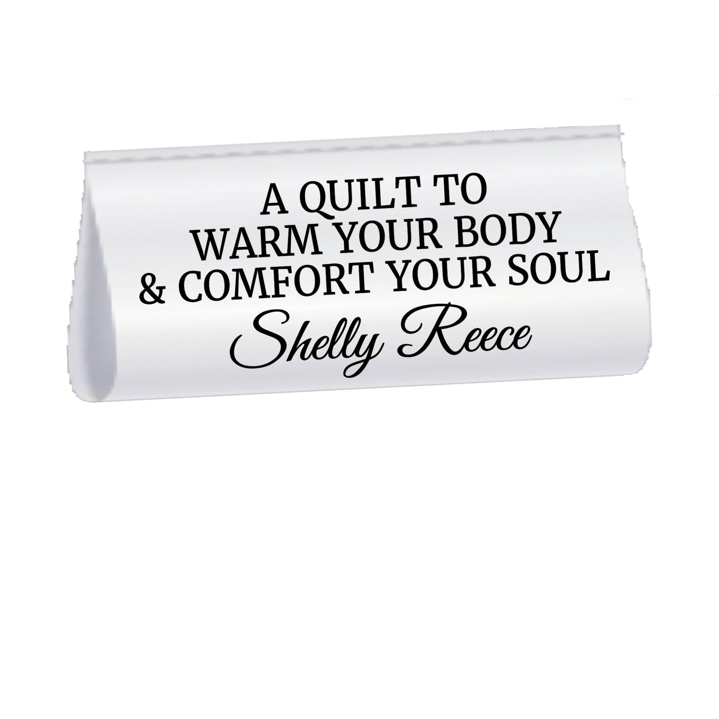 Personalized Satin Quilt Tags – “A Quilt to Warm Your Body & Comfort Your Soul” – Custom Quilt Labels – Sew - In Quilt Tag – Set of 25 - Jammin Threads