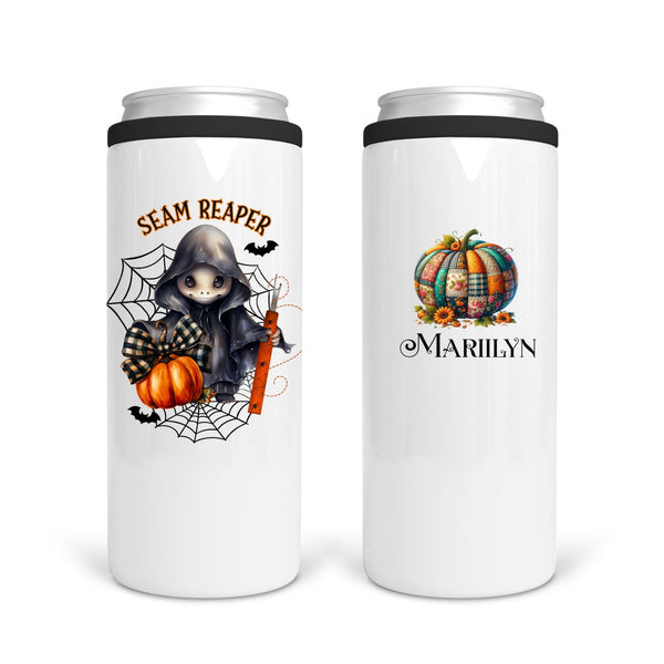 Personalized Seam Reaper Halloween Drinkware – Quilter & Sewing Tumbler - Jammin Threads