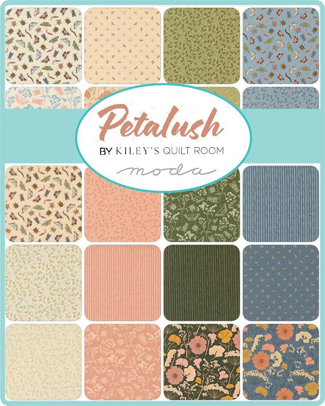 Petalush Charm Pack by Kiley’s Quilt Room for Moda Fabrics – 42 Precut 5" Squares - Jammin Threads