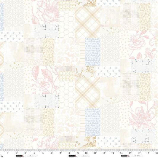 Pieces of America Quilt Fabric by Lilac Bee Designs 8591 - 14 Cream - Jammin Threads