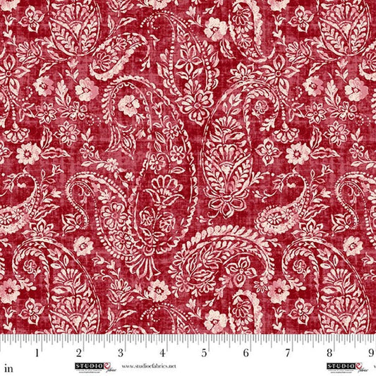 Pieces of America Quilt Fabric by Lilac Bee Designs 8594 - 82 Ruby - Jammin Threads
