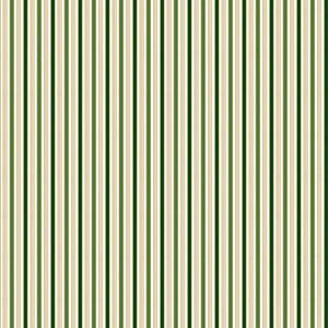 Poinsettias at Christmas Quilt Fabric Stipe Green Foil CF17634-GREEN - Jammin Threads