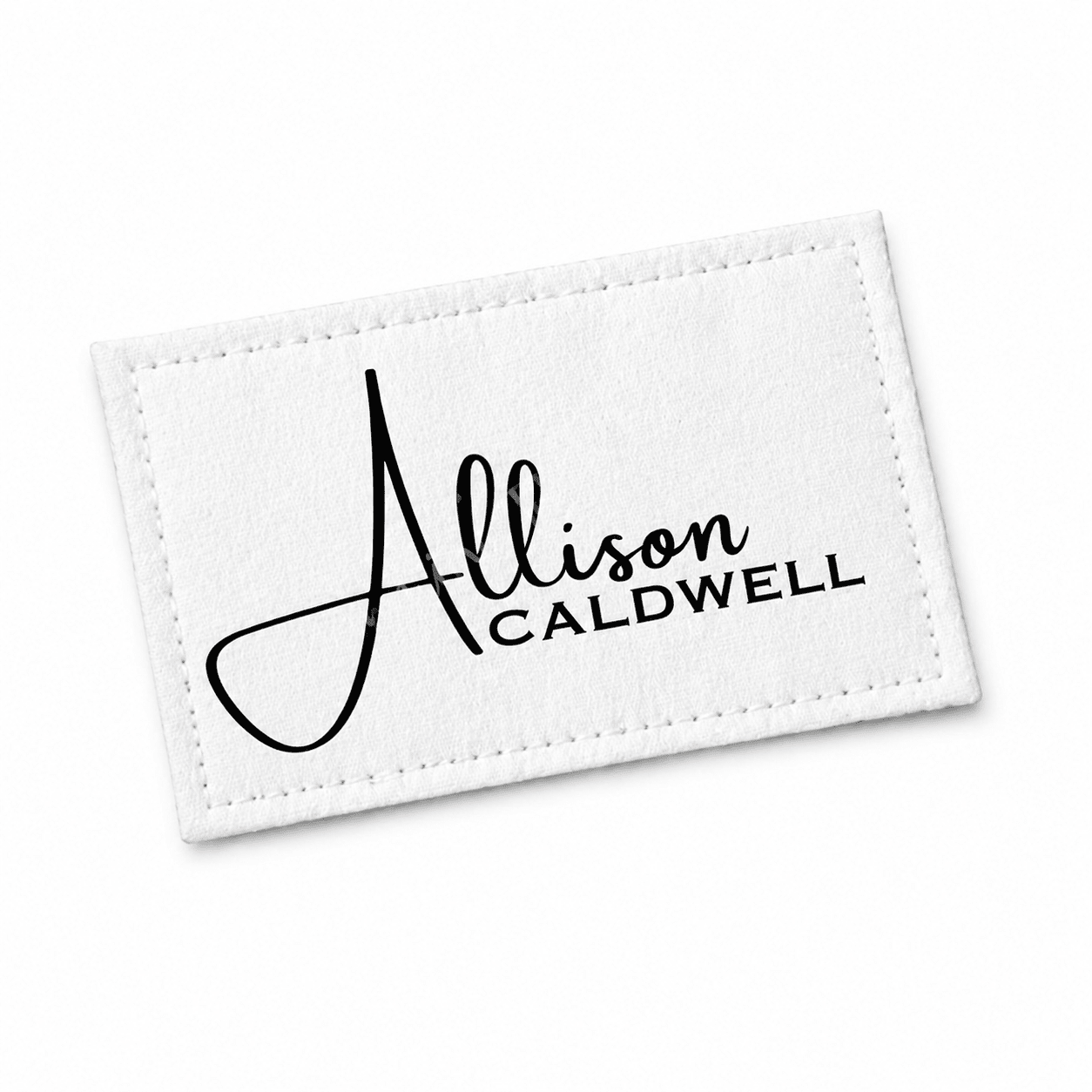 Professional Name Quilt Labels – Personalized Maker Label, 3x1 Fabric Labels (Set of 8) - Jammin Threads