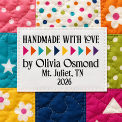 quilt label