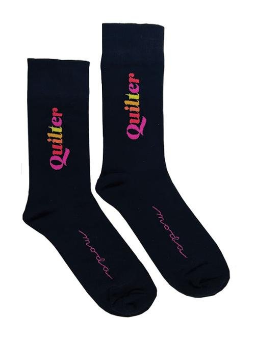 Quilter Socks for Quilting Lovers – Colorful Quilter Crew Socks One Size Fits Most - Jammin Threads