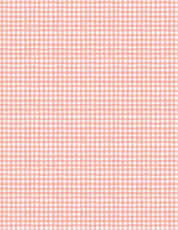 Rainbow Dreams Quilt Fabric Gingham Pink by Jenny Faw 3073 43024 331 - Jammin Threads