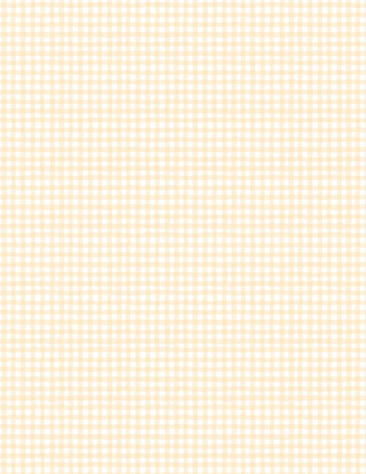 Rainbow Dreams Quilt Fabric Gingham Yellow by Jenny Faw 3073 43024 551 - Jammin Threads