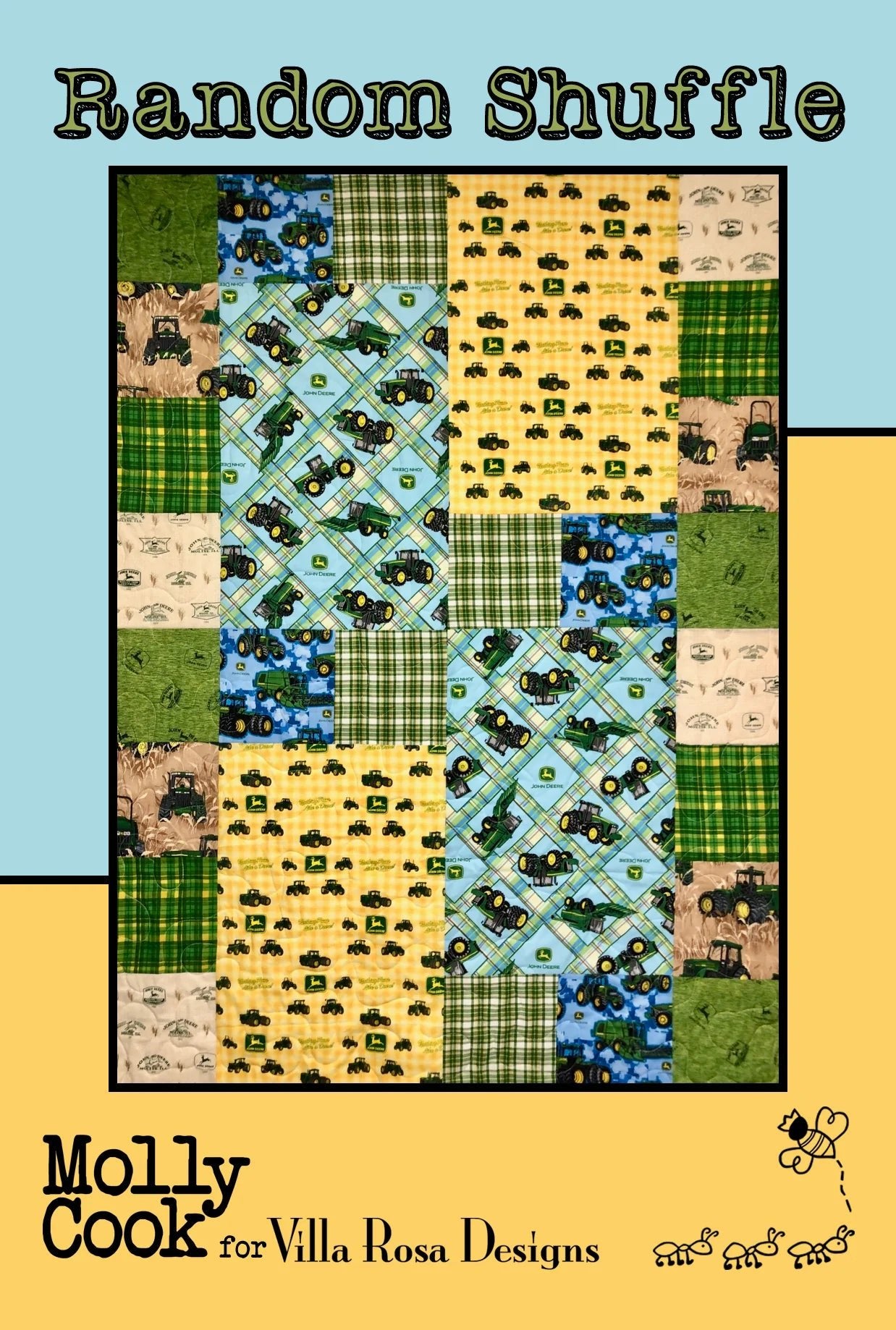Random Shuffle Quilt Pattern – Molly Cook for Villa Rosa Designs | Fat ...