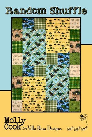 Random Shuffle Quilt Pattern – Molly Cook for Villa Rosa Designs | Fat Quarter Friendly (PDF Download) - Jammin Threads