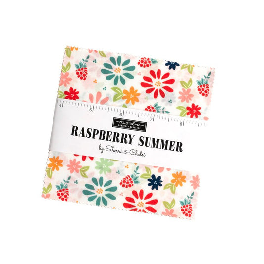 Raspberry Summer Charm Pack by Sherri & Chelsi - Jammin Threads