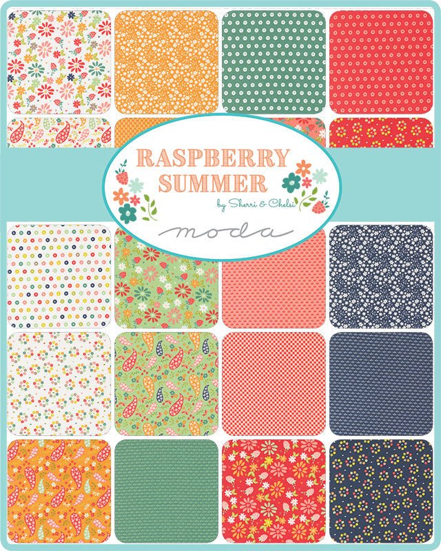 Raspberry Summer Charm Pack by Sherri & Chelsi - Jammin Threads