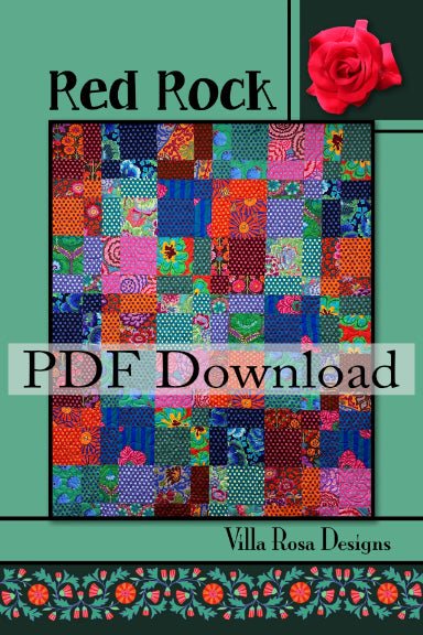 Red Rock Quilt Pattern by Villa Rosa Designs (PDF Download Version) - Jammin Threads