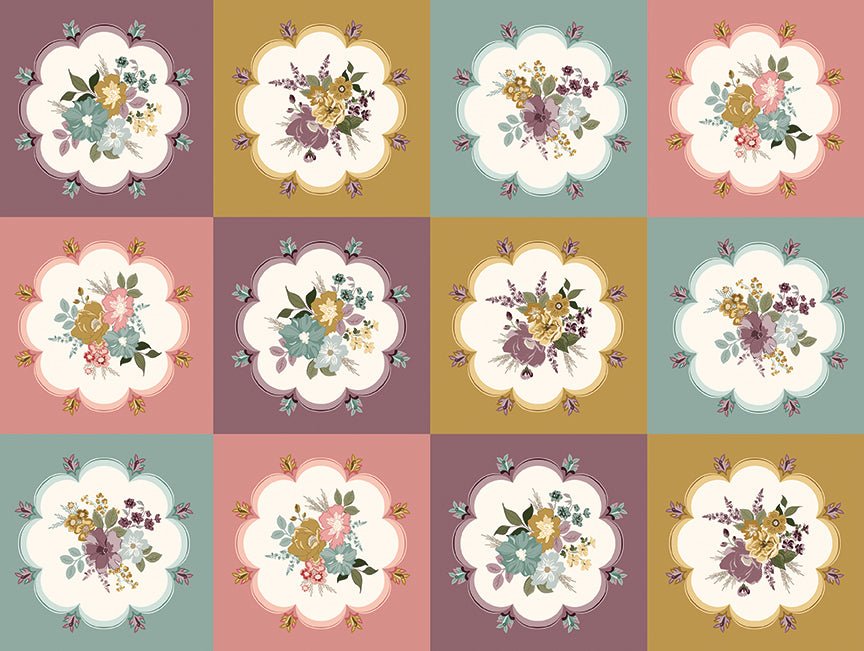 Renew Doilies Cheater Print Panel by Sandy Gervais for Riley Blake Designs. C17288 - MULTI - Jammin Threads