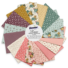 Renew Fat Quarter Bundle by Sandy Gervais for Riley Blake Designs – 16 Piece Curated Fabric Bundle - Jammin Threads