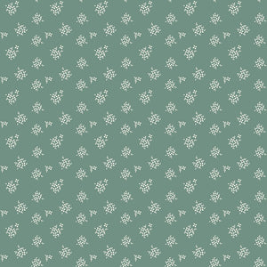 Renew Quilt Fabric Ditsy Aqua by Sandy Gervais C17287 - AQUA - Jammin Threads