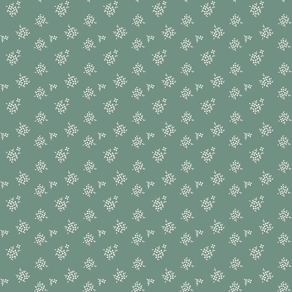 Renew Quilt Fabric Ditsy Aqua by Sandy Gervais C17287 - AQUA - Jammin Threads