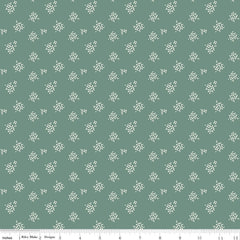 Renew Quilt Fabric Ditsy Aqua by Sandy Gervais C17287 - AQUA - Jammin Threads