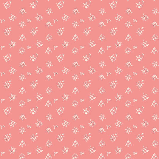 Renew Quilt Fabric Ditsy Coral by Sandy Gervais C17287 - CORAL - Jammin Threads