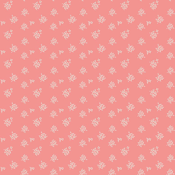 Renew Quilt Fabric Ditsy Coral by Sandy Gervais C17287 - CORAL - Jammin Threads