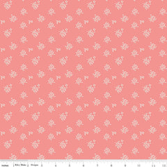 Renew Quilt Fabric Ditsy Coral by Sandy Gervais C17287 - CORAL - Jammin Threads
