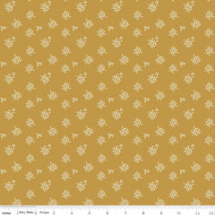 Renew Quilt Fabric Ditsy Gold by Sandy Gervais C17287 - GOLD - Jammin Threads