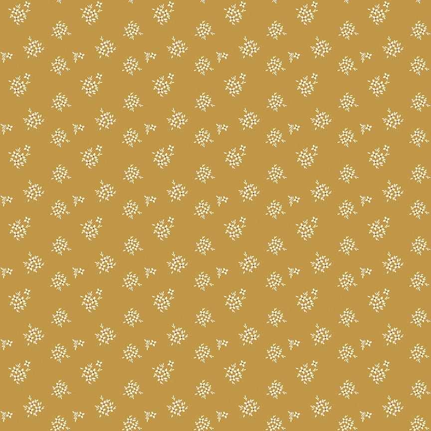 Renew Quilt Fabric Ditsy Gold by Sandy Gervais C17287 - GOLD - Jammin Threads