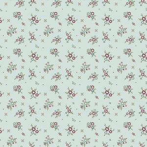 Renew Quilt Fabric Floral Bleached Denim by Sandy Gervais C17281 - BLEACHEDDENIM - Jammin Threads