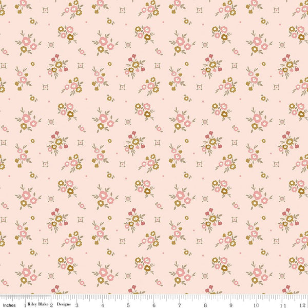 Renew Quilt Fabric Floral Pink by Sandy Gervais C17281 - PINK - Jammin Threads
