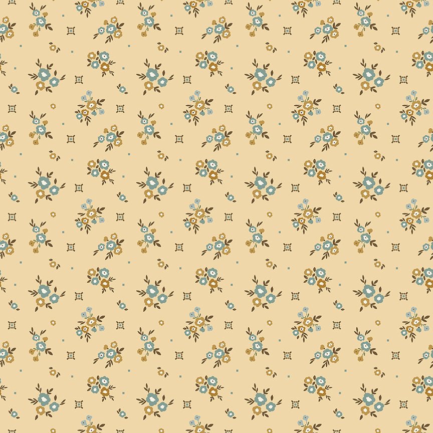 Renew Quilt Fabric Floral Yellow by Sandy Gervais C17281 - YELLOW - Jammin Threads