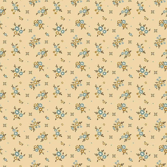 Renew Quilt Fabric Floral Yellow by Sandy Gervais C17281 - YELLOW - Jammin Threads