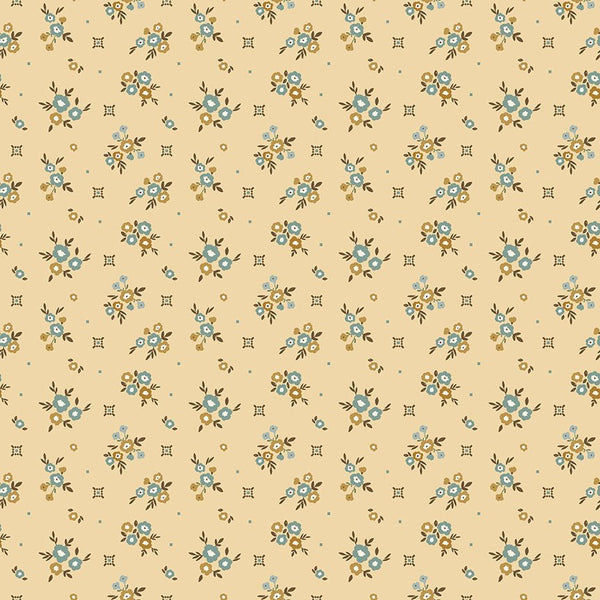 Renew Quilt Fabric Floral Yellow by Sandy Gervais C17281 - YELLOW - Jammin Threads
