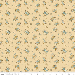 Renew Quilt Fabric Floral Yellow by Sandy Gervais C17281 - YELLOW - Jammin Threads