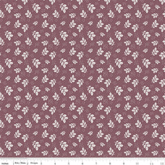 Renew Quilt Fabric Leaves Purple by Sandy Gervais C17282 - PURPLE - Jammin Threads