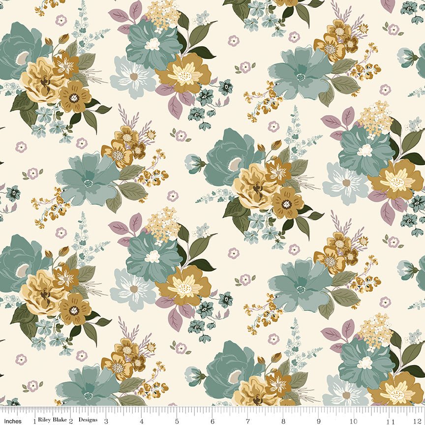 Renew Quilt Fabric Main Latte by Sandy Gervais C17280 - LATTE - Jammin Threads
