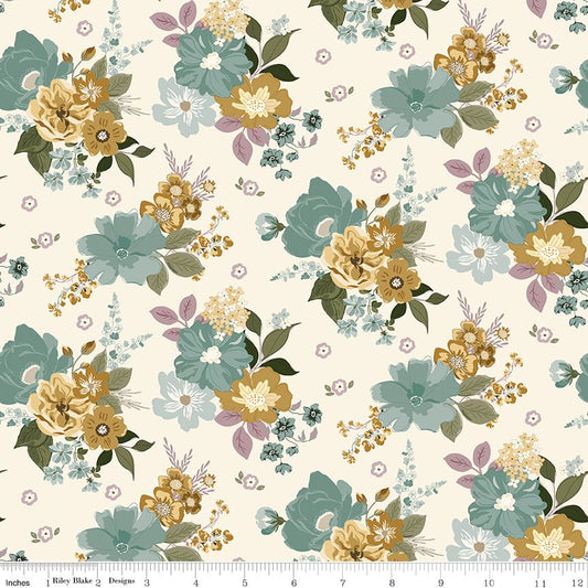 Renew Quilt Fabric Main Latte by Sandy Gervais C17280 - LATTE - Jammin Threads