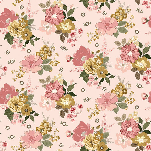 Renew Quilt Fabric Main Pink by Sandy Gervais C17280 - PINK - Jammin Threads