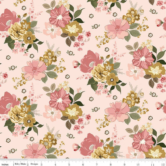 Renew Quilt Fabric Main Pink by Sandy Gervais C17280 - PINK - Jammin Threads