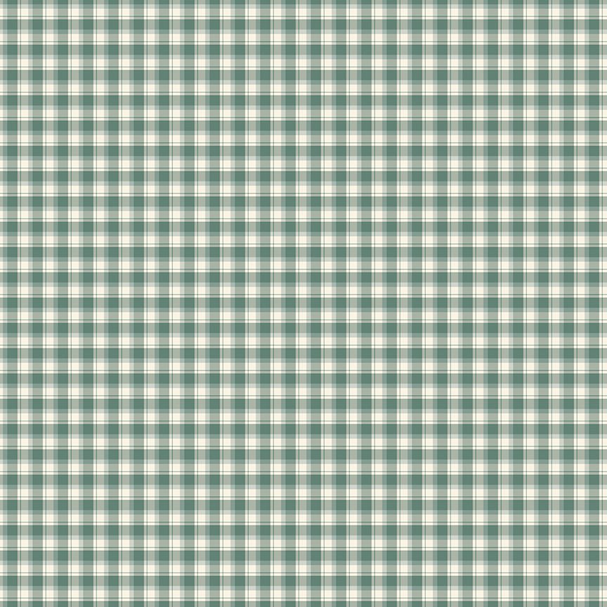 Renew Quilt Fabric Plaid Aqua by Sandy Gervais C17284 - AQUA - Jammin Threads