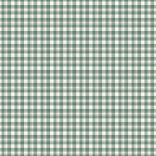 Renew Quilt Fabric Plaid Aqua by Sandy Gervais C17284 - AQUA - Jammin Threads
