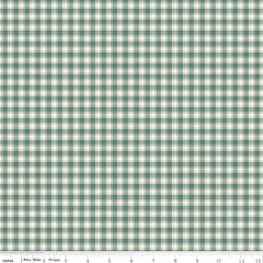 Renew Quilt Fabric Plaid Aqua by Sandy Gervais C17284 - AQUA - Jammin Threads