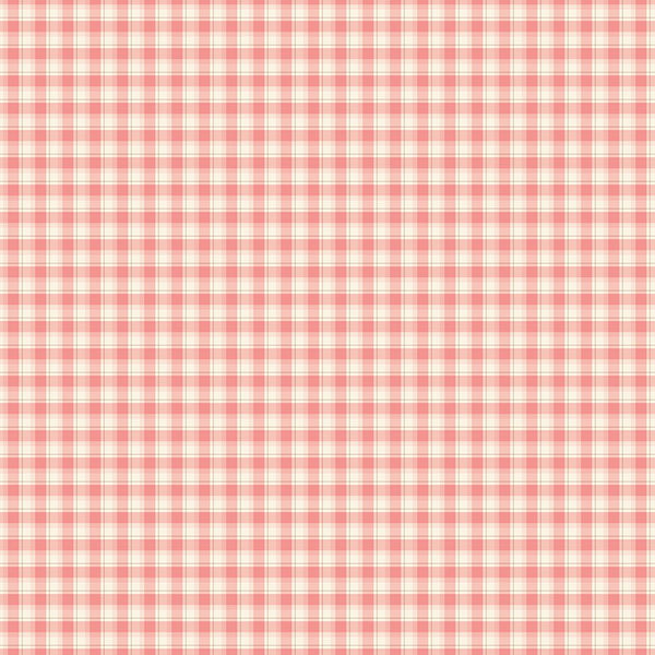 Renew Quilt Fabric Plaid Coral by Sandy Gervais C17284 - CORAL - Jammin Threads
