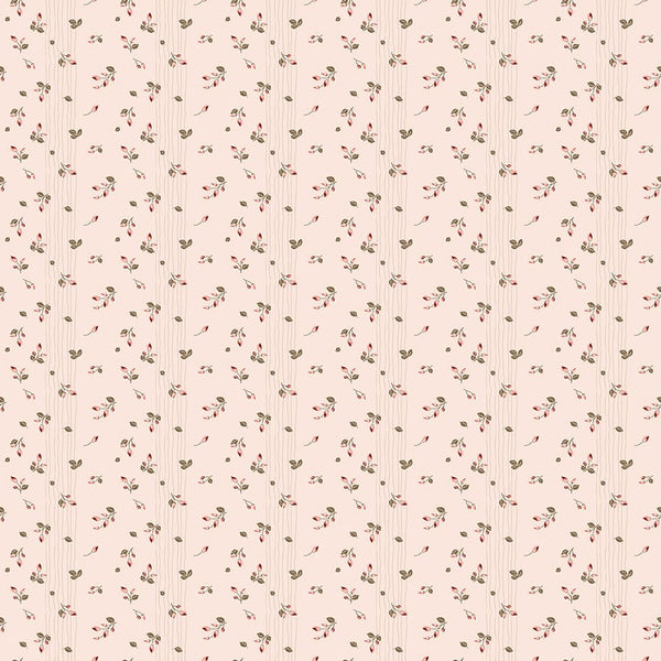 Renew Quilt Fabric Rosebud Pink by Sandy Gervais C17285 - PINK - Jammin Threads
