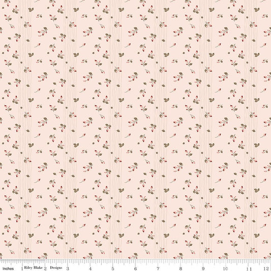 Renew Quilt Fabric Rosebud Pink by Sandy Gervais C17285 - PINK - Jammin Threads