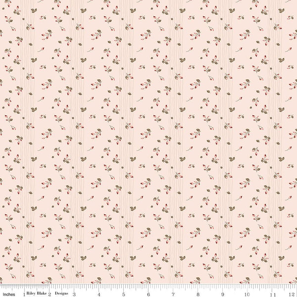 Renew Quilt Fabric Rosebud Pink by Sandy Gervais C17285 - PINK - Jammin Threads