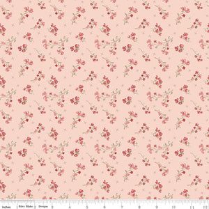 Renew Quilt Fabric Sweet Pea Pink by Sandy Gervais C17283 - PINK - Jammin Threads