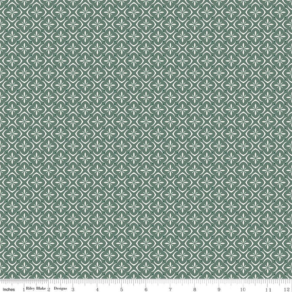 Renew Quilt Fabric Tile AQUA by Sandy Gervais C17286 - AQUA - Jammin Threads