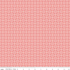 Renew Quilt Fabric Tile Coral by Sandy Gervais C17286 - CORAL - Jammin Threads